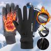 Winter Ski Gloves Men Cycling Bike Gloves Thermal Polar Fleece Gloves Cold Wind Waterproof Touchscreen Warm Skiing Mitten