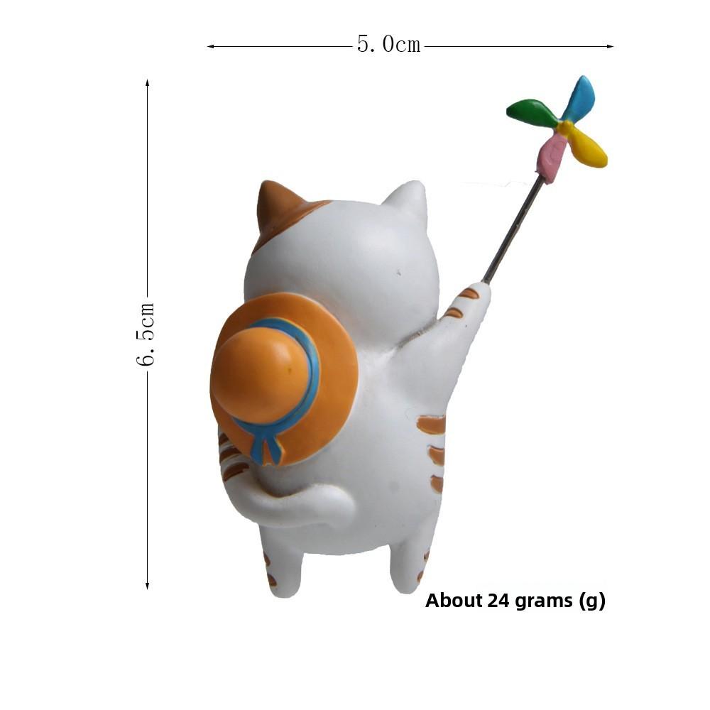 Creative Cats Back View Magnetic Refrigerator Decor For Home And Office Decor