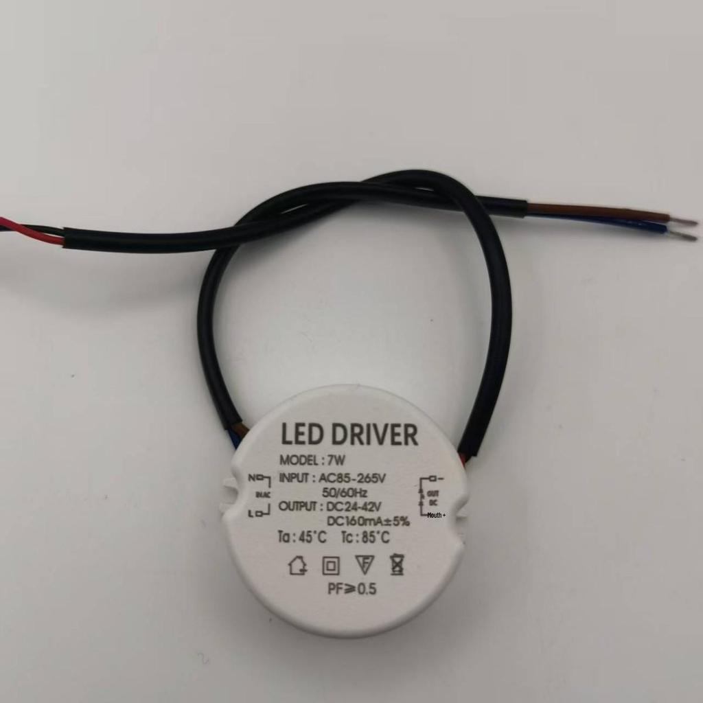 7W Isolation Wide Voltage Round Cylinder Spotlight: Commercial Lighting Fixture with Dedicated Driver