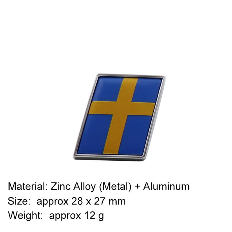 

3D R AWD Шведский флаг Швеция ДВИГАТЕЛЬ-БЛИЗНЕЦ автомобиль Крыло багажник Задний капот Наклейка Эмблема Значок Наклейка Для S60 S90 S80 XC60 XC90 XC40 V40 V60 V90 chrome-Sweden