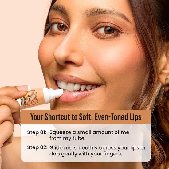 Ghar Soap Brightening Magic Lip Balm with SPF 30 | For Dark, Pigmented, Dry, Flaky Lip | SPF 30 for Sun Damage|For Women & Men - (12 Gm)