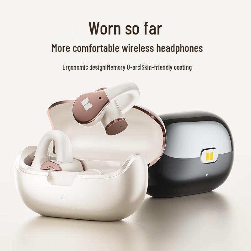 Monster MQT60 Wireless Open-Ear Clip-On Bluetooth Earphones