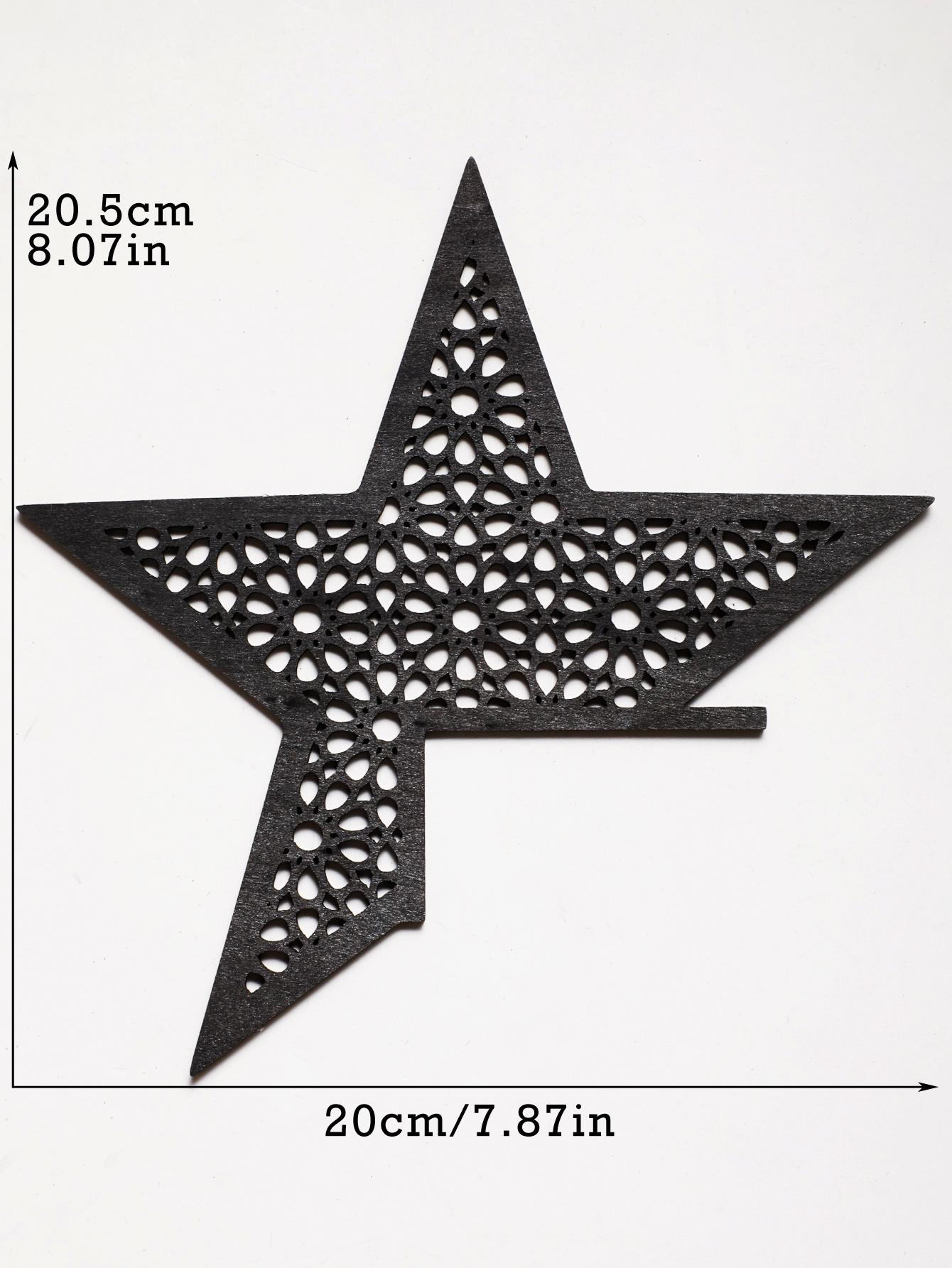 

1PC Ramadan Stars Decorations, Door Lintel Letters And Signs, Happy Ramadan, Eid Mubarak Hanging Ornaments Home Decoration Gift