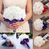 18cm Crystal Roses Pearl Bridal Wedding Holding Flowers Valentine's Day Proposal Simulated Bouquet Photography Props Wholesale