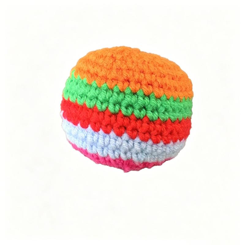 1/4Pcs Outdoor Soft Handmade Footbag Sacks Juggling Balls Durable For Kids Group Playing Activities