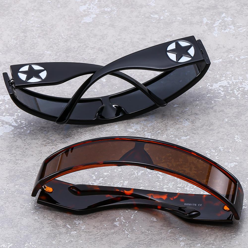 JYL TS Narrow Frame Sunglasses Futuristic Style For Street Shooting 68177