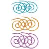 9pcs Storage Box Included Spiral Cable Knitting Needles Shawl Pins  For Scarf Knitting