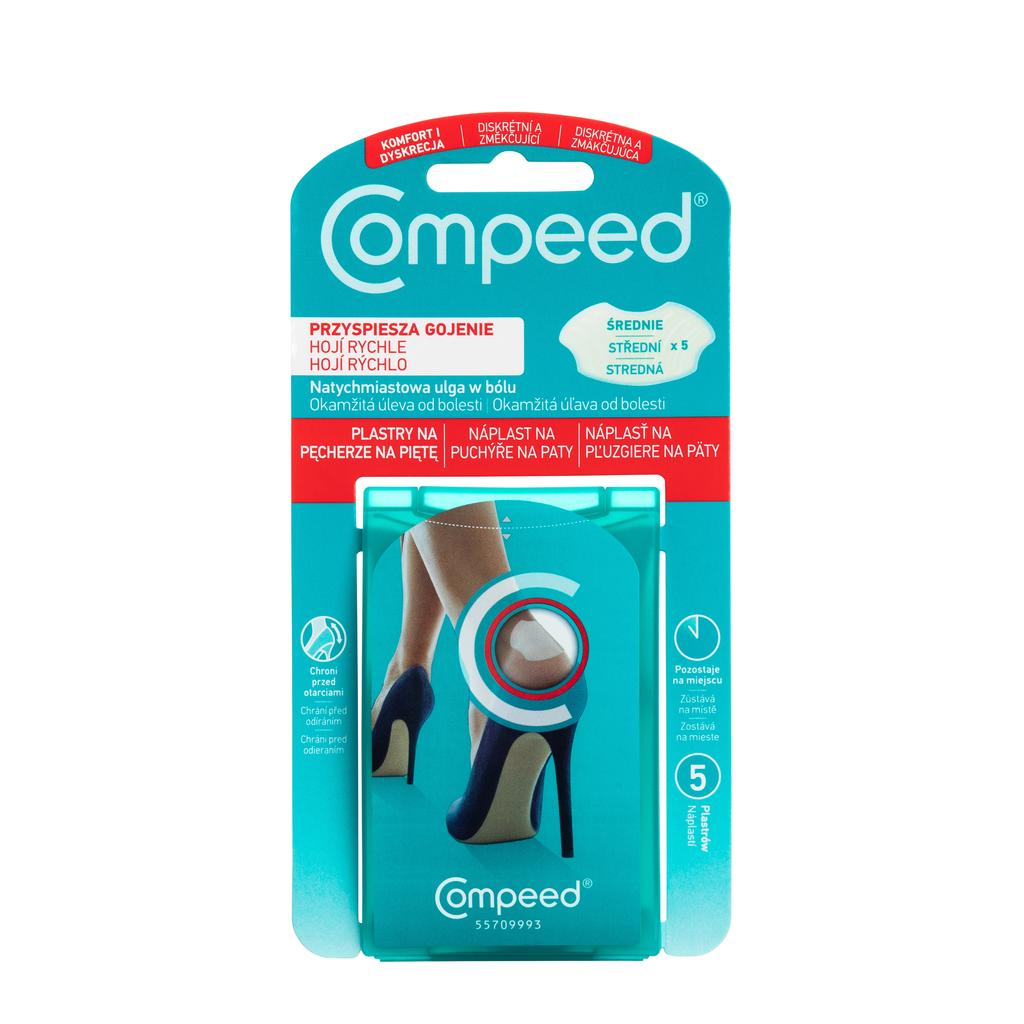 Compeed Blister Plasters for Heels, Pack of 5