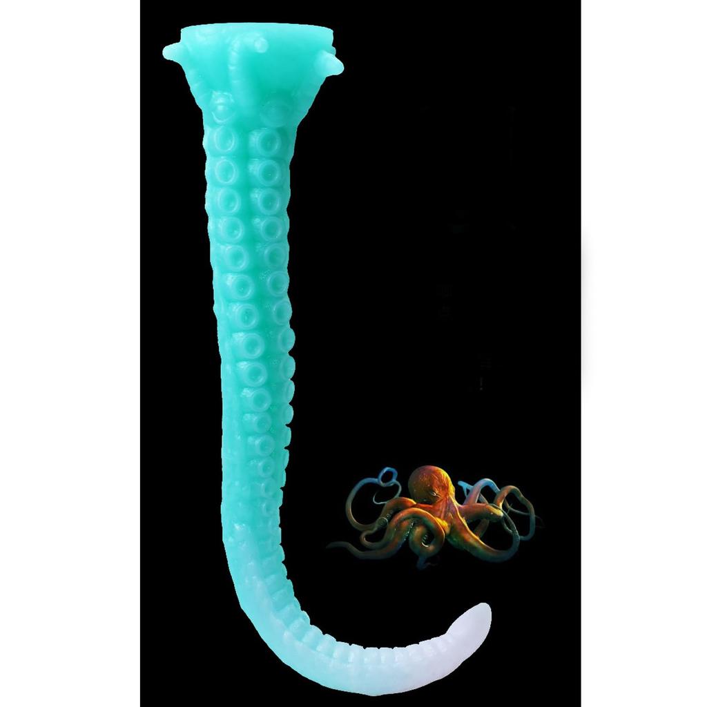 Dekori Anaalne Dildo Algaja Õhuke Kaheksajala Kombits Pikk Dildo Naistele Paks Eriti Pikk Anaalipistik Helendav Silikoon Pehme Dildo Anaru Mehed Sügav Anaal