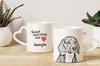 Beagle - Cup with a Dog, Adorable Cup with a Heart-shaped Handle, Universal Gift from the Art-Dog Brand