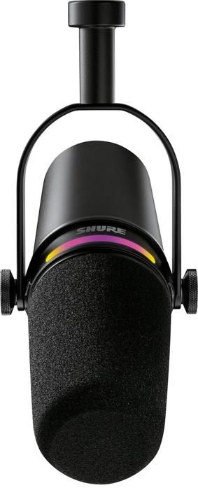 Microphone - SHURE - MV7+ - USB-C et XLR - Hybride - Noir