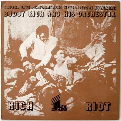 LP Record BUDDY RICH & HIS ORCHESTRA - Rich Riot FH27 First Heard Rec 1979 UK Jazz Used