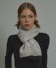 Hwaiteupeulojegteu [Gift Box]_Melange Virgin Wool Knit Scarf_Gray_Unisex