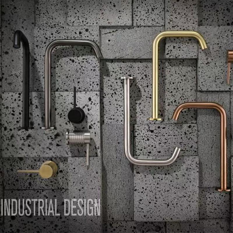 Basin Faucet Brass Rose Gold Bathroom Faucet Widespread Bathroom Sink Faucets 3 Hole Double Handle Hot And Cold Water Tap