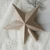 Topper Christmas Tree Star With Glitter Finish And European Style For Celebrate