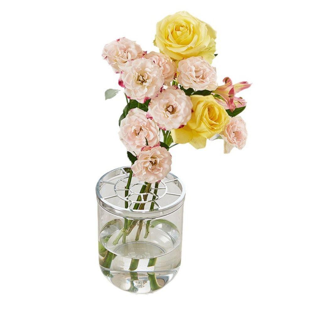Creative Hydroponic Flower Vase Unbreakable Clear Cylinder Vase  Wedding Centerpieces