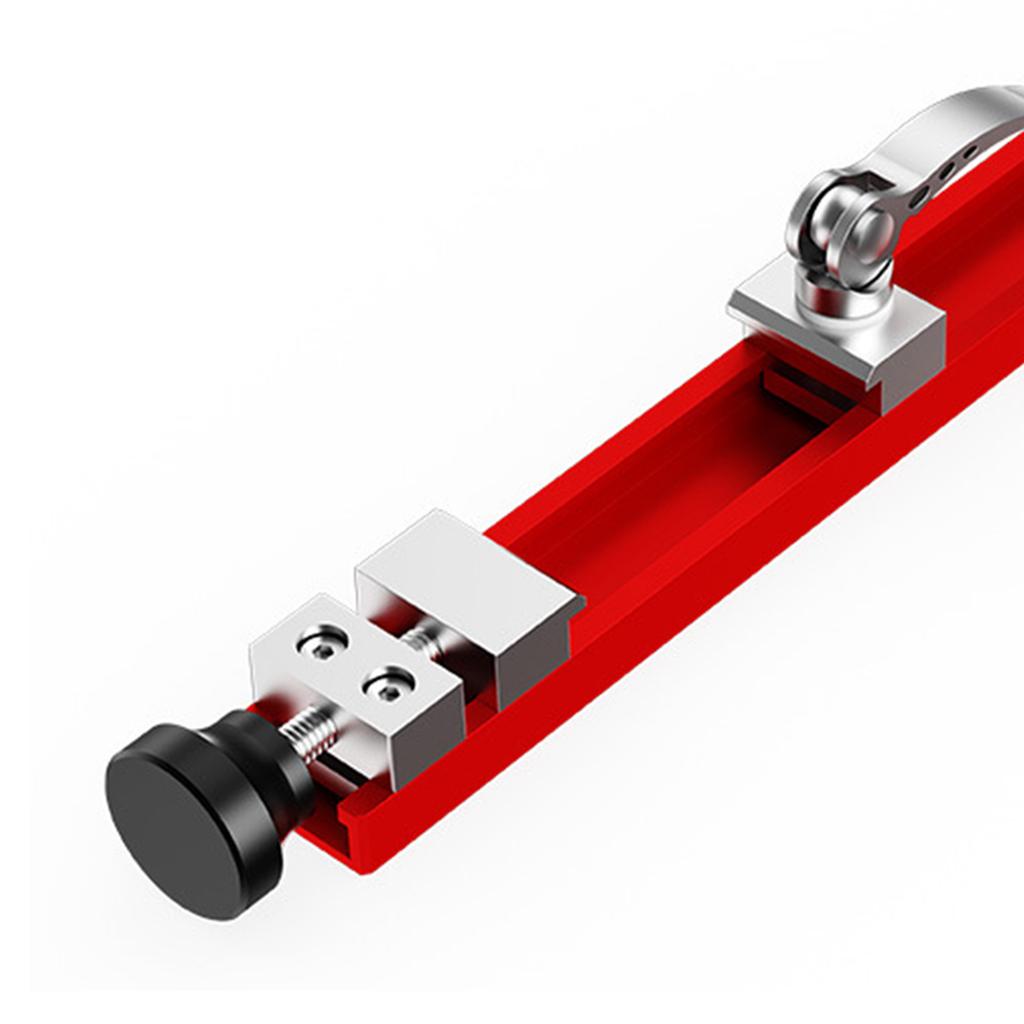 Cutting Machine Ruler Adjustable Width Cutting Machine Base Guide One-Button Positioning for Woodworking Engraving Framing