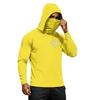 Men's Summer Hawaiian Print Quick Dry Long Sleeve T Shirt Ice Silk UPF50 Plus UV Protection Fitness Sports Hoodie Sun Protection Top