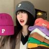 Versatile Wool Hat Women's Autumn and Winter Couple Headband Hat Warm Ear Protection Knitted Cold Hat Men's Tide
