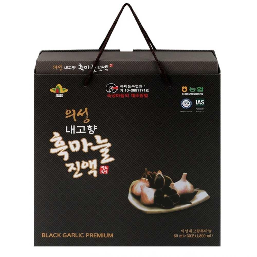 Kkokpils 30 packets 60ml Uiseong Black Garlic Extract Korean Black Garlic Juice 1 pc
