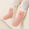 Baby Plush Sock Winter Warm Kids Middle Tube Socks for Girls Boys Thicken Velvet Anti-Cold Newborn Footwear Cute Cartoon Children Socks
