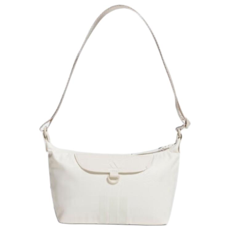 New Adidas Recycled Polyamide Shoulder Bag Small Women's White KT0847
