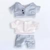 niannyyhouse 20cm Doll Clothes Cotton Doll Clothes Suit Jacket Shirt Shorts 3 Piece Set for Stuffed Animals Doll Baby Clothes Changeable Clothes + +