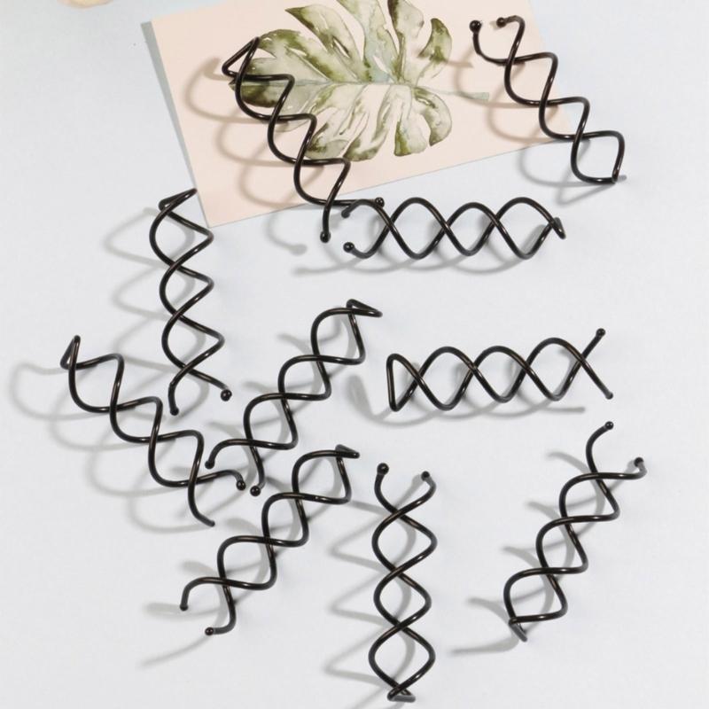 Permanent Metal Twist Hair Screws Set of 10 for Elegant Buns Braids Twist Hairstyles Women Girls Not Slip Hair Clamps