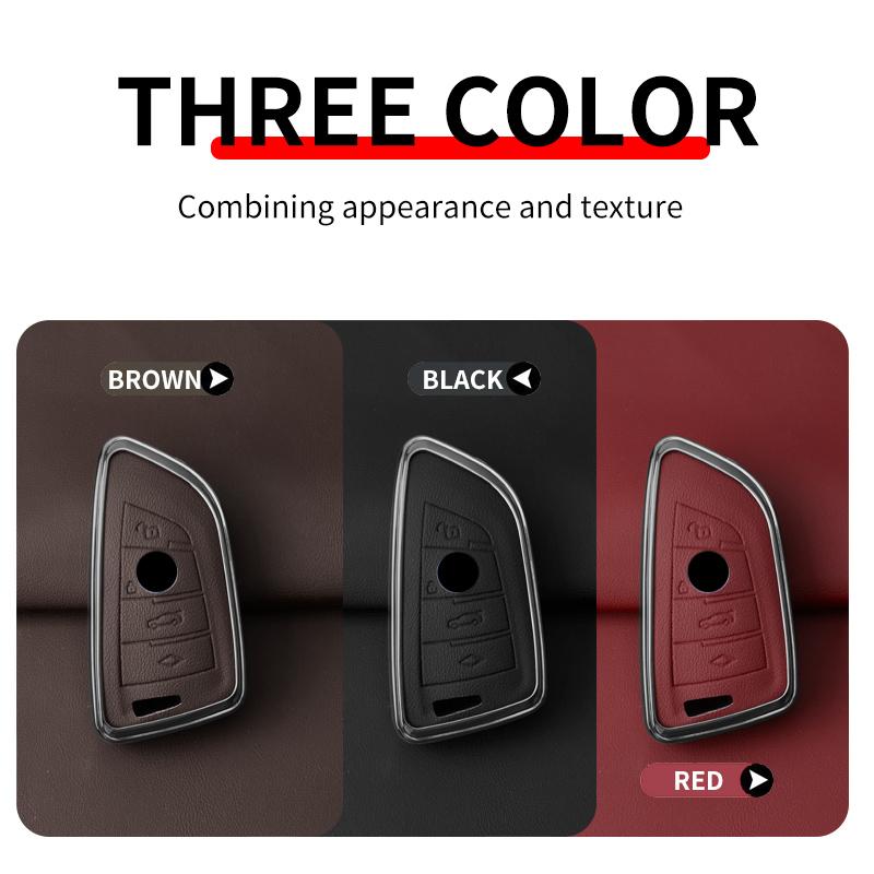 Zinc Alloy Car Key Case Cover For BMW X1 X3 X4 X5 F15 X6 F16 G30 G11 F48 F39 520 525 F30 7 Series 118i 218i 320i Car Accessories