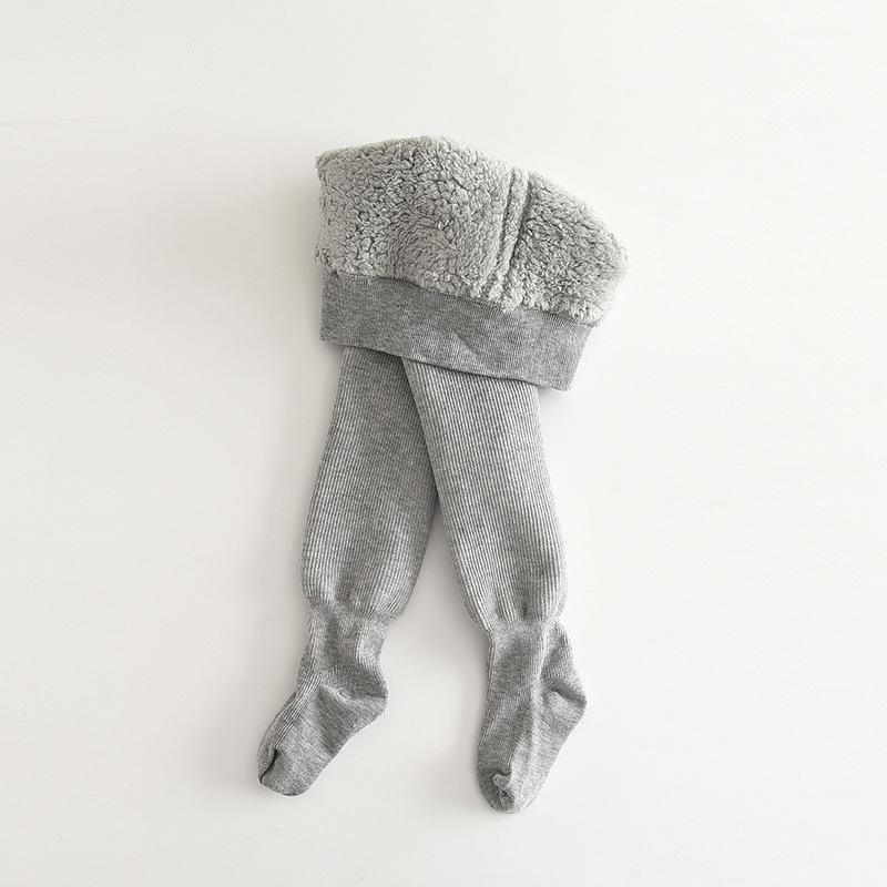Winter Baby Mädchen Fleecefutter Streifen Leggings Dicke Wärme Strumpfhose Kleinkind Kinder Warmhalten Strumpfhose