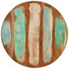 Coffee Table Ø50x35 Cm Solid Reclaimed Wood and Steel