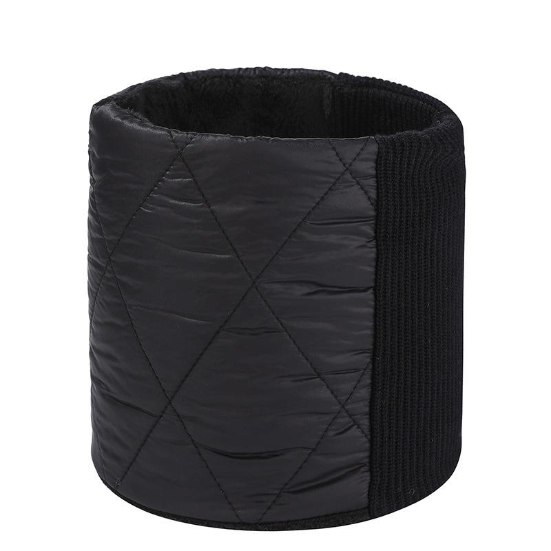 Autumn and winter outdoor velvet scarf neck protection, windproof and warm neck cover, thickened single ring elastic neck cover, new couple model