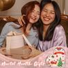 2D Flat, Acrylic Heart Christmas Desktop Decoration, Santa, Reindeer, Snowflakes & Holly Design, Suitable for wall decoration, porch, room, villa, acc