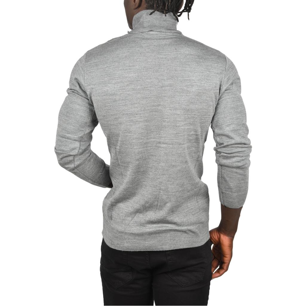 DeepSEA Zigzag Desenli Tam Balıkçı Yaka Dar Kesim Boğazlı Triko Kazak 2505497