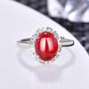Lindon Classic Copper Alloy Zircon Ring Ladies Jewelry Wedding Promise Party Gift