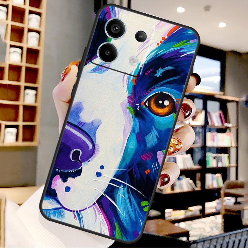Border Collie Dog For Xiaomi Redmi Note 14 Pro 12 11 9 10 13 15 Pro Plus Case For Redmi 15 10C 12C 13C 14C 15C