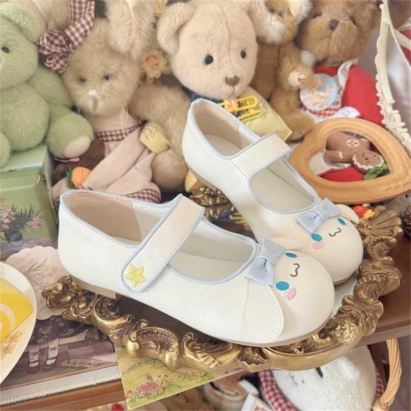 Niche cute Japanese Lolita shoes Mary Jane women's shoes spring and autumn flat-soled small leather shoes lo shoes jk uniform single shoes