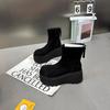 New Platform Women Snow Ankle Boots Suede Fashion Flats Shoes Woman Trend Walking Goth Chelsea Boots Warm Cozy Punk Mujer Botas