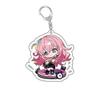 Bocchi The Rock! Gotoh Hitori Plastic Anime Keychain Ijichi Nijika Kita Ikuyo Bag Tag Parts Baji Accessories