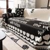 Nordic Tulip Mat Throw Blankets Living Room Sofa Couple Position Modern Throw Color Block Blanket Cover  Funda Sofa