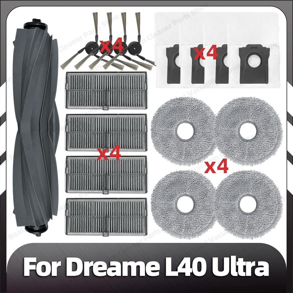 

Совместимость с Dreame L40 Ultra сменная основная боковая щетка HEPA фильтр насадки для швабры запасные части аксессуары