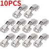 10-1PCS 90 Degree Steel Cabinet Hinges No-Drilling HoleHydraulic Buffer Hinge Kitchen Cabinet Cupboard Hinges Furniture Hardware