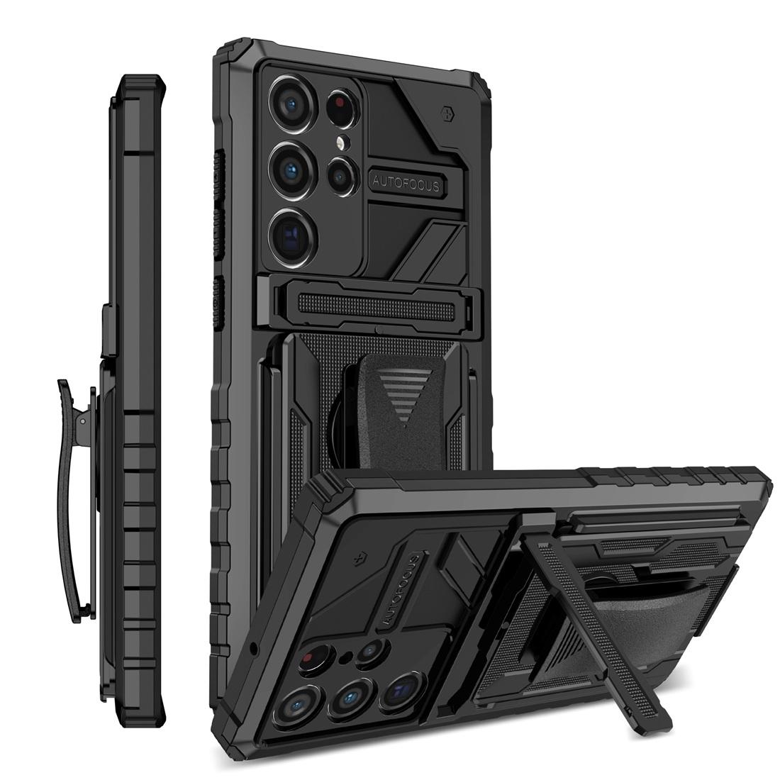 

Woven 2 in 1 Hybrid Hard Shell Holster Combo Case With Kickstand & Belt Clip For samsung galaxy Note 20/Note 20 Ultra Note 20 Ultra 5G