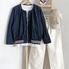 New ArrivalS Open Run Women S Shirring Round Neck Spring Jacket caSual Zip Up