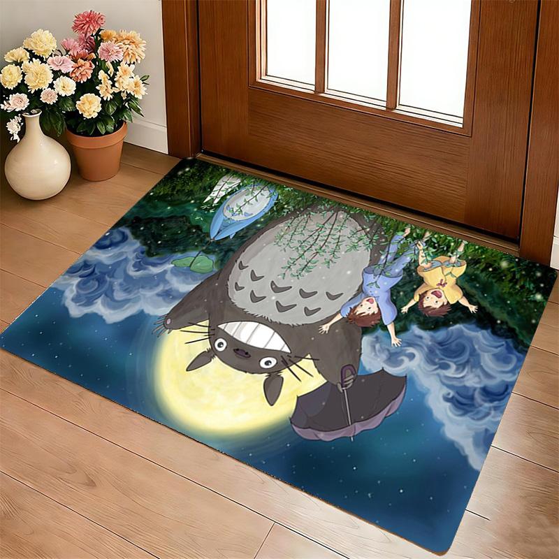 Neighbor Totoro Living Room Nonslip Area Rug Soft Carpet For Bedroom Game Playroom Sofa Office Home Decor Doormat Christmas Gift C9301619