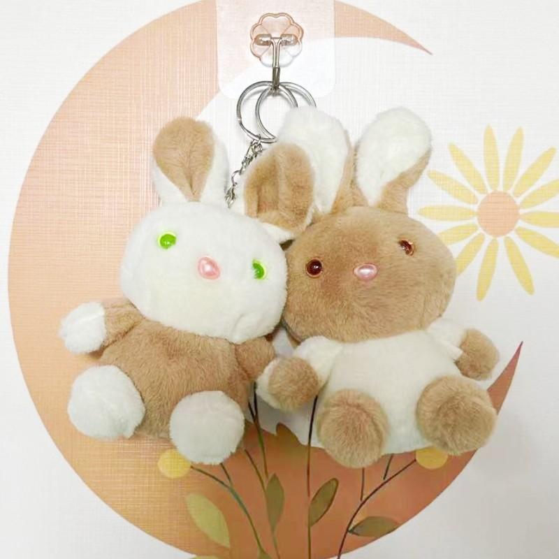 New Cute Blush Jade Guinea Rabbit Radish Rabbit Plush Toy Doll Pendant Doll Cartoon Doll