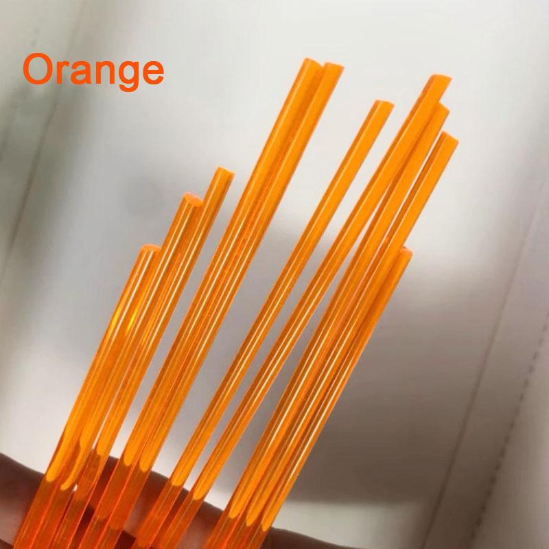 Diámetro 3-20 mm Varillas Acrílicas de Colores Varilla de Soporte Varilla de Plexiglás para Bricolaje Material para Maquetas Arquitectónicas Accesorios Longitud 495 mm