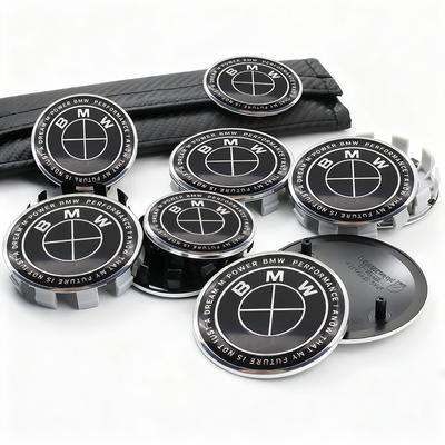 1/4/7 Stück Auto Radnaben-Mittelkappe Lenkrad-Mittelaufkleber Auto Frontklappe Kofferraum Logo Für BMW M Logo X6 G01 E84 X1 X2 X3