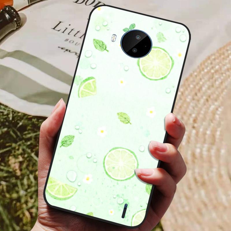 For Nokia C20 Case Soft TPU Silicone Cartoon Back Cover for Nokia C20 Plus Phone Cases TPU Black Bumper for NokiaC20 C 20 Plus