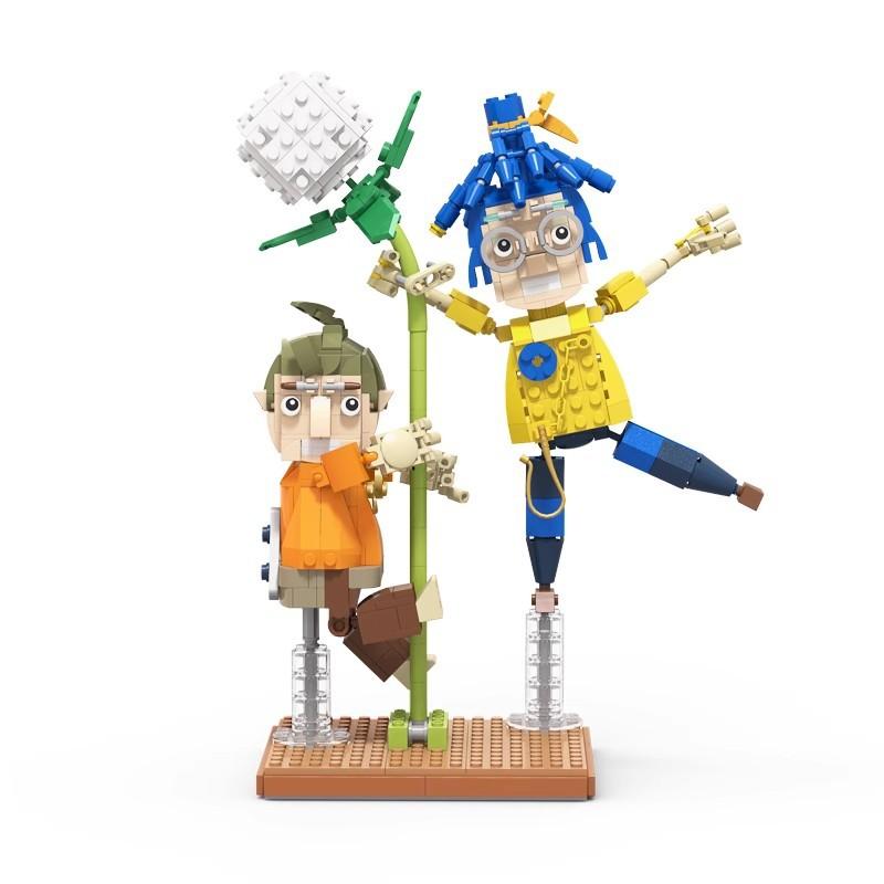 Building Block Set Double Row Game Merchandise Compatible Small Particle Mosaic Building Block Creative Toys